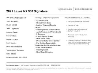 2021 Lexus NX 300